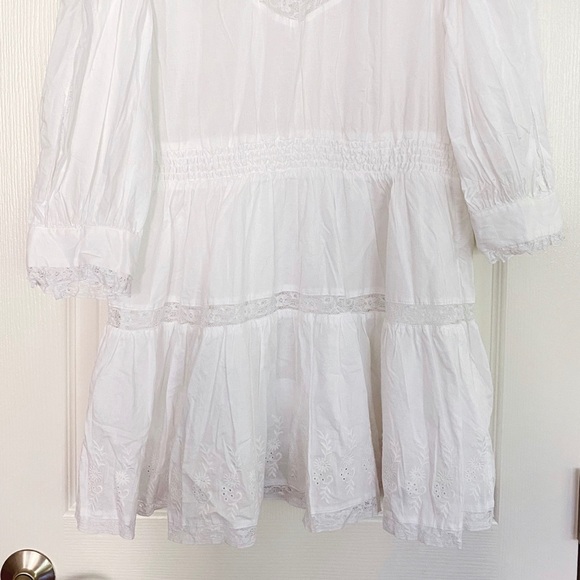 loveshackfancy x target talulah pintuck yoke dress - Picture 3 of 6